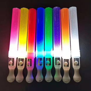 Fluorescent Sticks for Concerts, Thickened Digital Flash Sticks, Party Atmosphere Props, Handheld Outdoor Long Silver Light Sticks