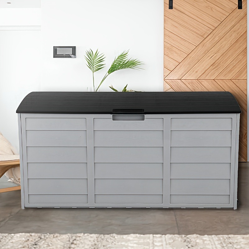 260L Large Weatherproof Outdoor Garden Storage Box con Transfronterizo