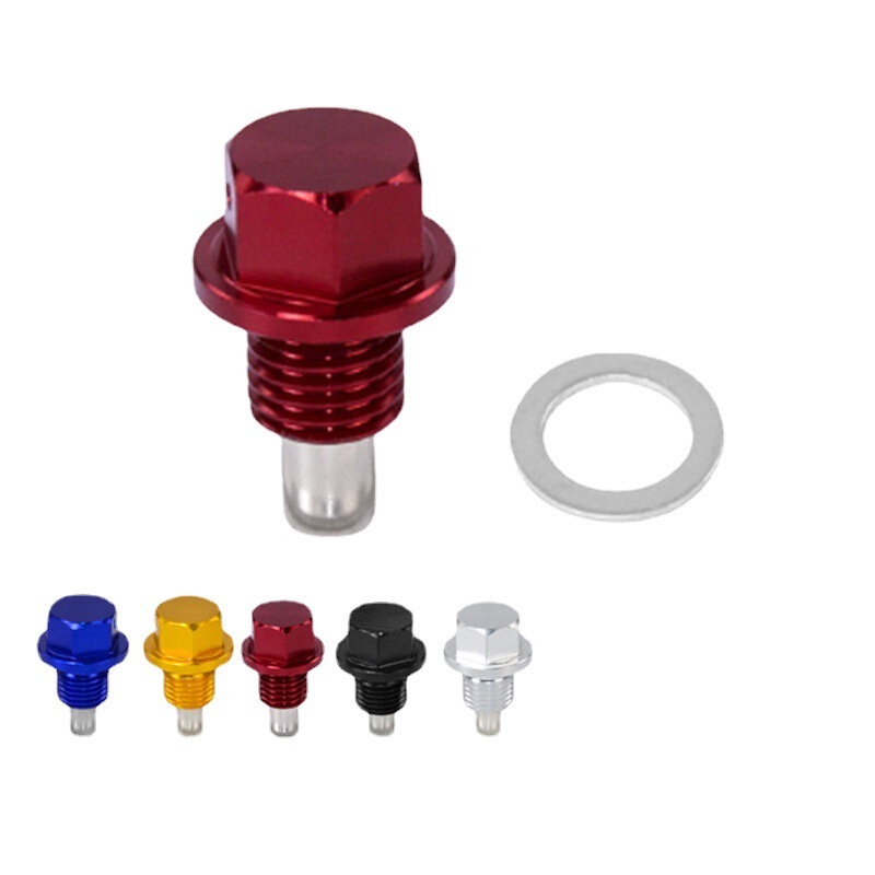 Car Modification Accessories Oil Pan Screws Magnetic Oil Drain Screws Aluminum Alloy Gearbox Magnetic Oil Drain Plug