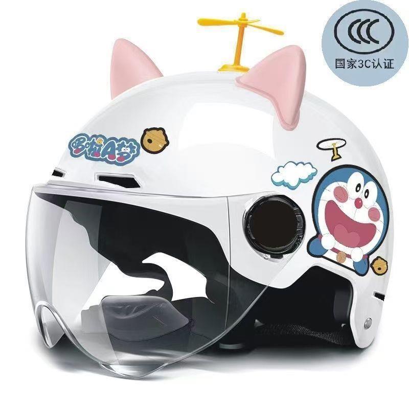 Helmet certified for motorcycles and electric scooters, suitable for all seasons, unisex, adjustable safety helmet