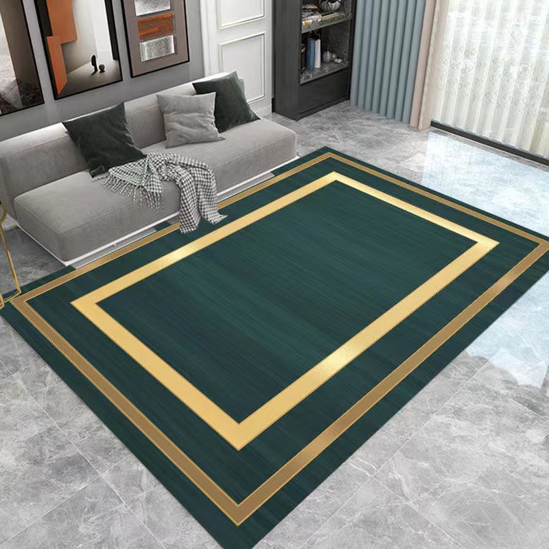 Alfombra nórdica geométrica para sala de estar, de gran superficie y cobertura completa, alfombra para dormitorio junto a la cama, alfombra resistente al desgaste para mesa de centro y sofá, para uso doméstico.