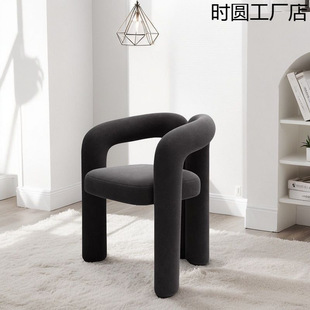 Makeup Chair Internet Celebrity Cream Style Dressing Stool High-End Bedroom Nail Salon Chair Home Simple Single Leisure Chair