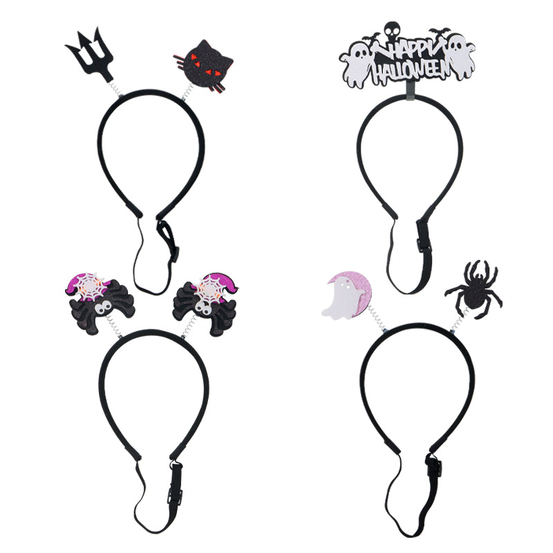 Amazon nuevo Halloween mascota banda de cabello banda de cabeza lindo perro fantasma fiesta decoración decoración animal