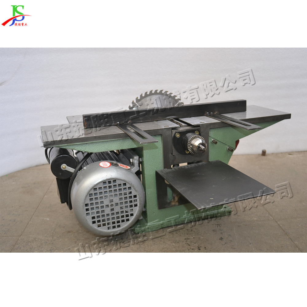 pequeño motor de cobre completo planador de piso de madera sólida 3 - en - 1 planador de fábrica de muebles de madera carpintería prensado equipo de planador