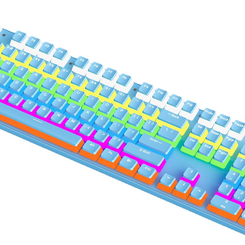 Elvis GK810 メカニカルキーボード eスポーツ 有線オフィス 104キー 有線キーボード 発光 高価値周辺機器 カラフル|undefined
