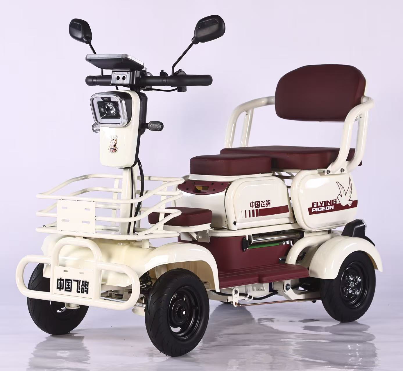 Small old age scooter four-wheeled car 48V battery car adult household pick-up children's car safety anti-fall