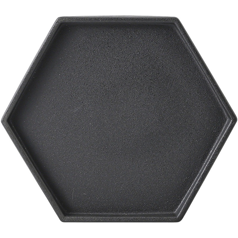 Nórdico creativo bandeja de cerámica patrón de piedra Placa de joyería del hogar placa rectangular Hotel suministros de baño Placa de almacenamiento placa oscilante