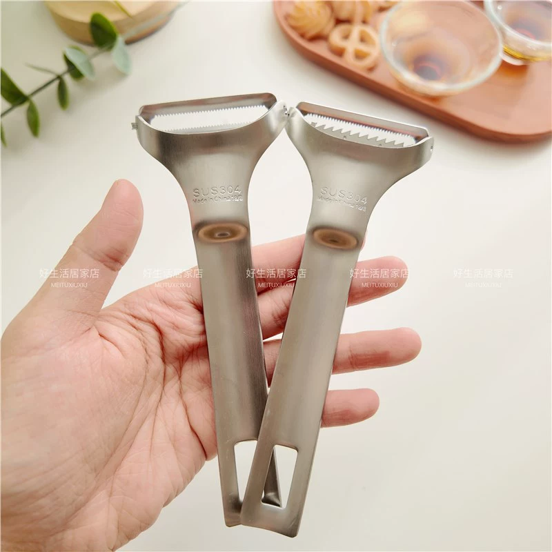 Нож для чистки фруктов из нержавеющей стали 304, бытовой инструмент для чистки дыни и фруктов, нож для чистки фруктов, многофункциональная терка