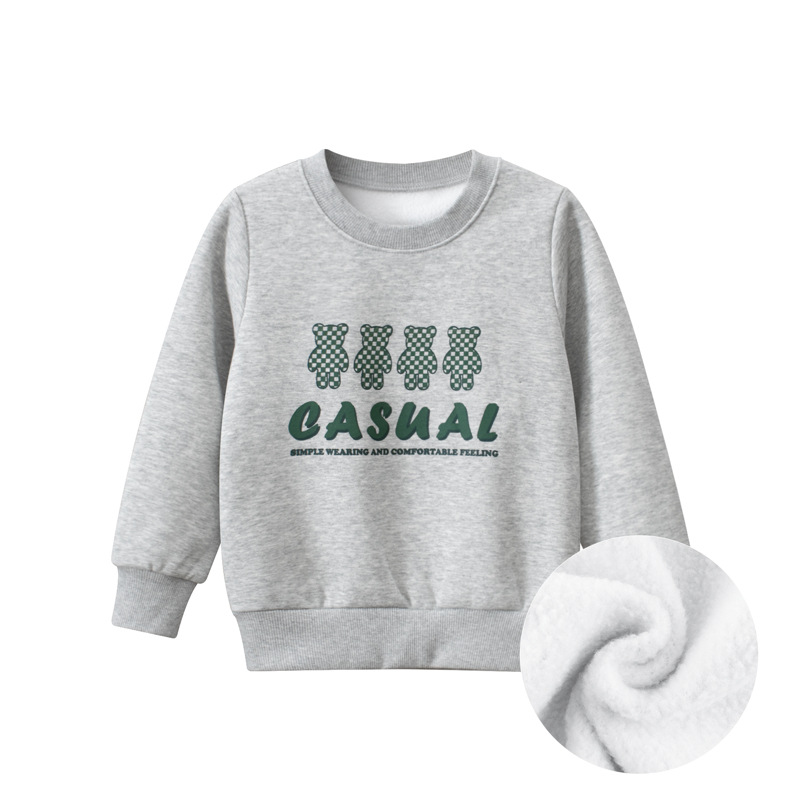 27 niños ropa para niños primavera nuevo estilo coreano suéter para niños Fleece ropa de bebé jersey de una pieza de entrega