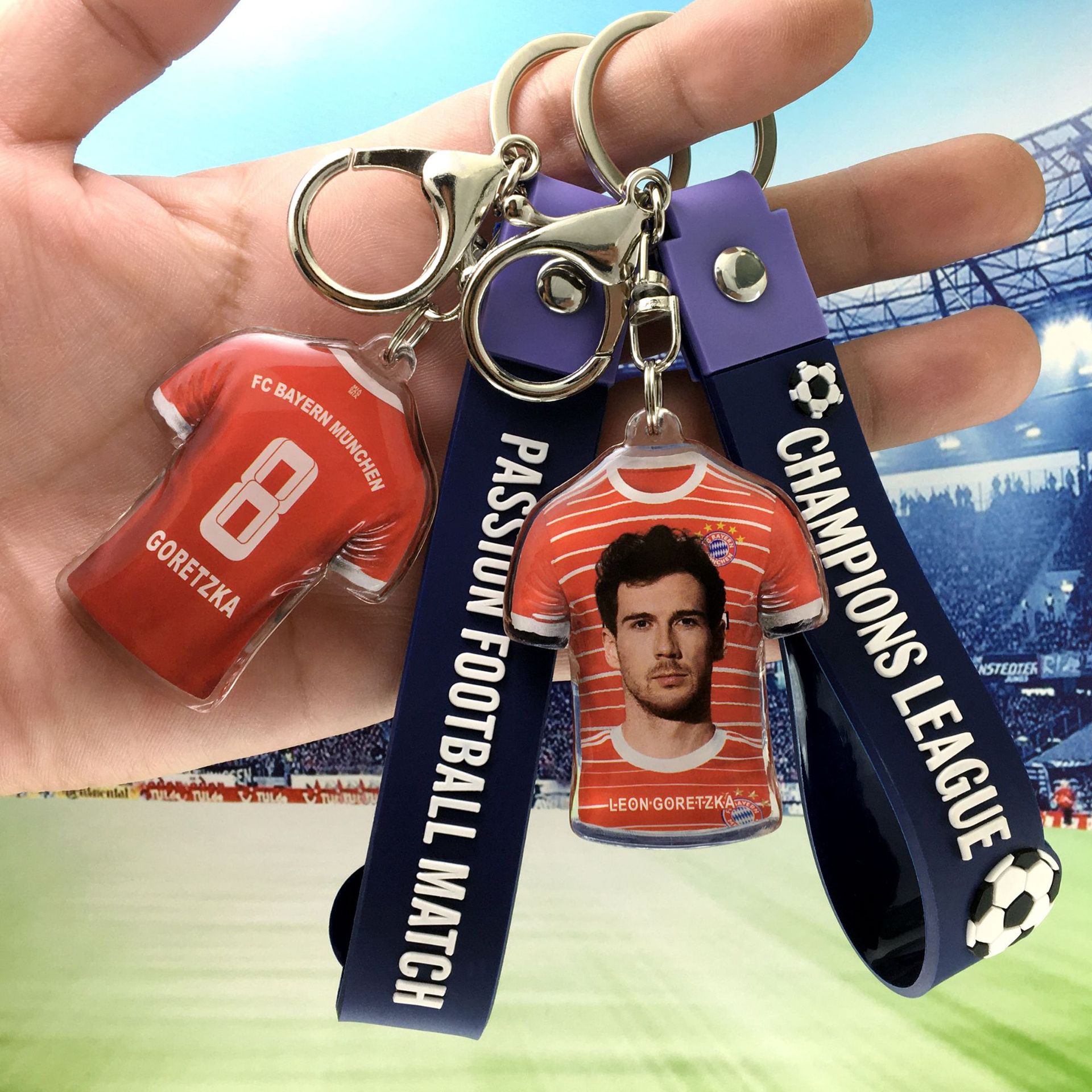 拜仁慕尼黑俱乐部-8#莱昂·戈雷茨卡+墨蓝手带