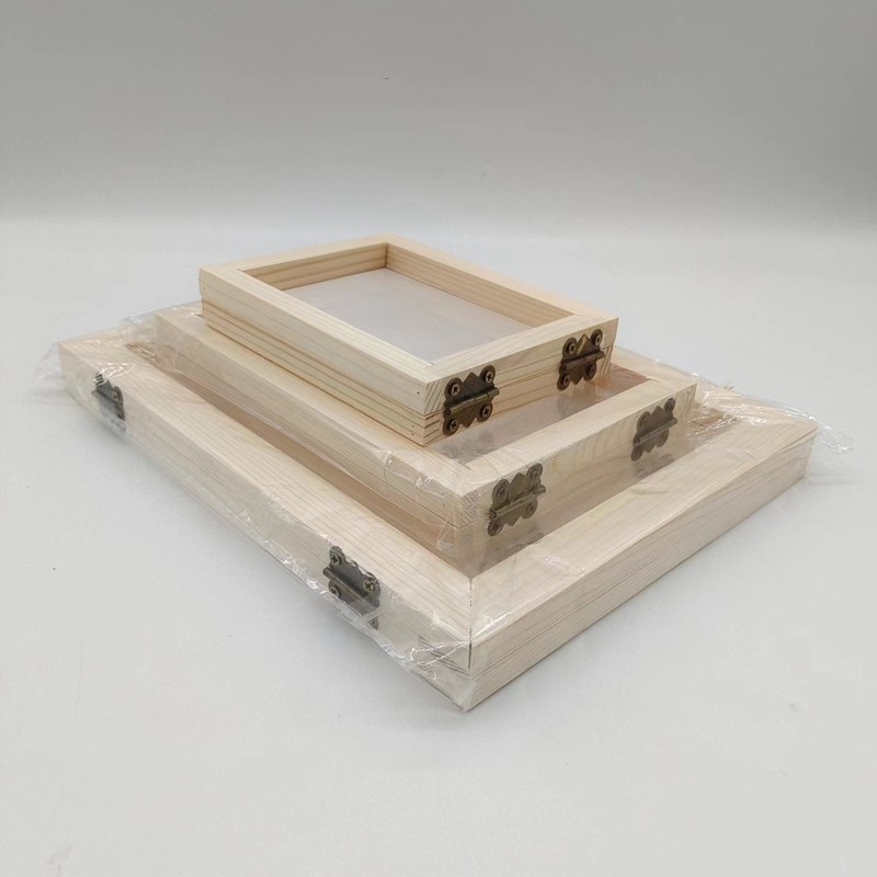 木製製紙フレームパイン材手作り diy 材料パッケージ幼稚園フレーム額縁製紙パルプ絵画製紙フレーム古代方法|undefined