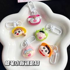 Cute Cartoon Mini Couple Keychain Hook for Students School Bags, Adorable Simple Keychain Gift