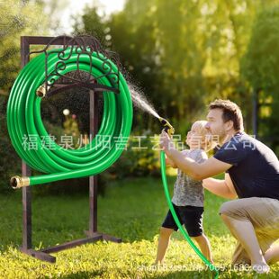 Garden Hose Rack, Heavy Duty Water Hose Holder, Sturdy Metal Hose Rack, Water Hose Hanger