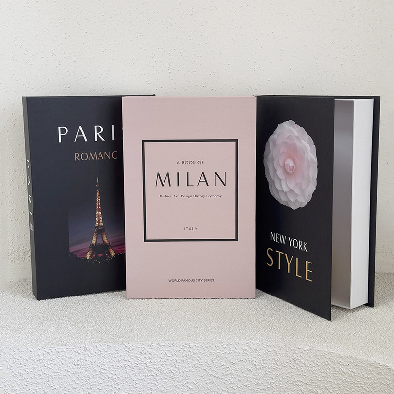 Fashion city can open fake book ornaments creative simulation book desktop decoration book box simple magazine storage box Fashion city can open fake book ornaments creative simulation book desktop decoration book box simple magazine storage box