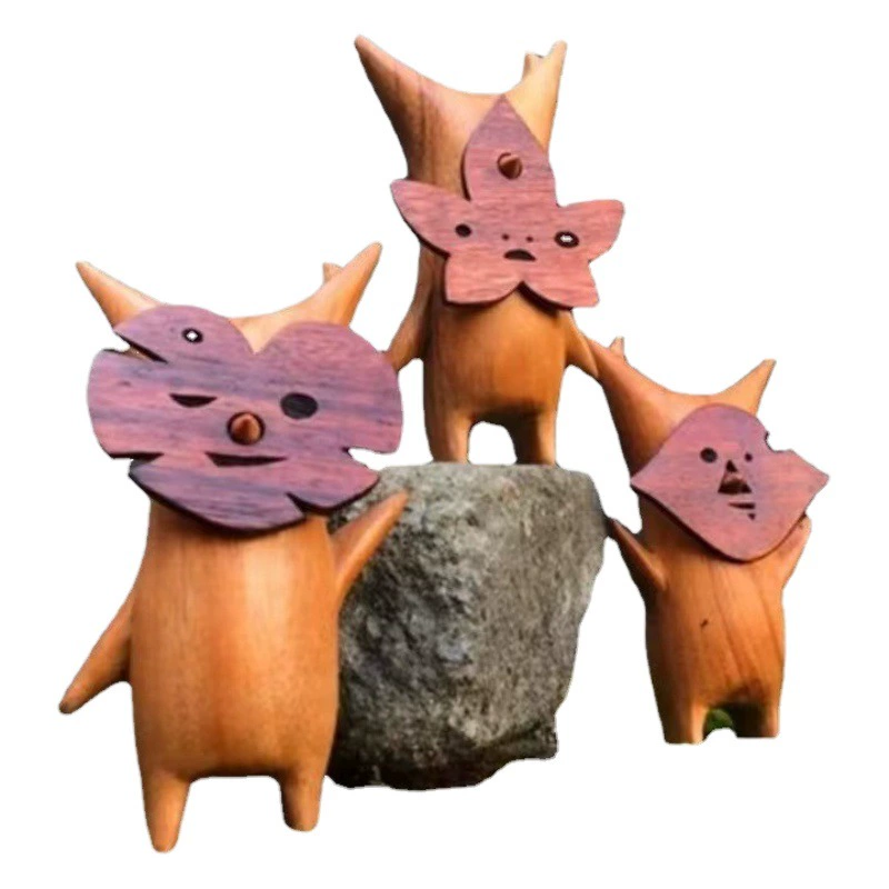 Украшения для дома пародия украшения деревянный дизайн стол листья Любовь Дерево кукла смолы ремесла