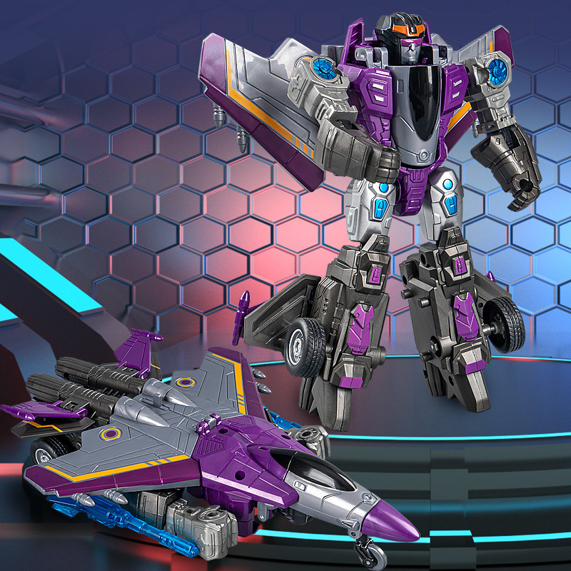 Toy Cars for Children Aged 3-6, Inertia Pull-Back Trucks, Fighter Jets, Transforming Robots, Boys' Toys for Stall Sales