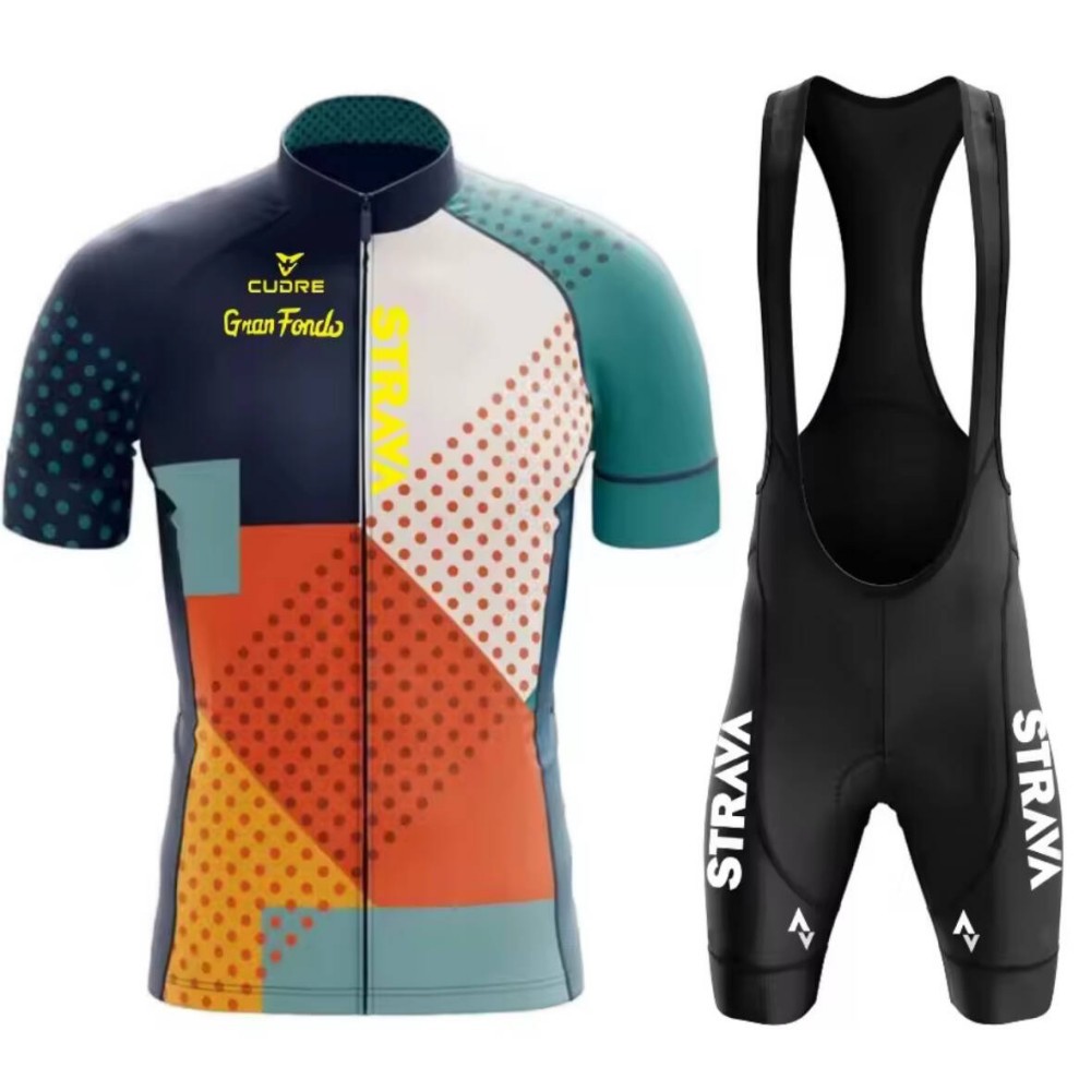国境を越えた売れ筋の男性と女性の半袖サスペンダーサイクリングスーツアウトドア自転車マウンテンバイクショートトップとショーツ