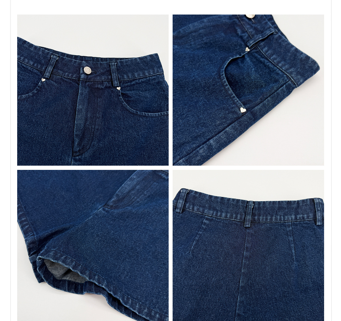 Bộ quần short jean nữ lưng cao kèm áo vest không tay phong cách Tân Trung Hoa — bộ đồ, Trang chủ, quần đùi chi tiết 19