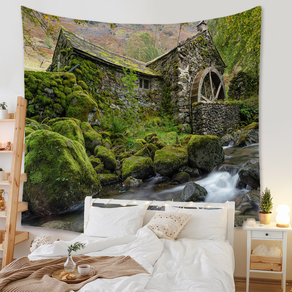 Fashion Landscape Wall Decoration Cloth Tapestry Wholesale Nihaojewelry display picture 128