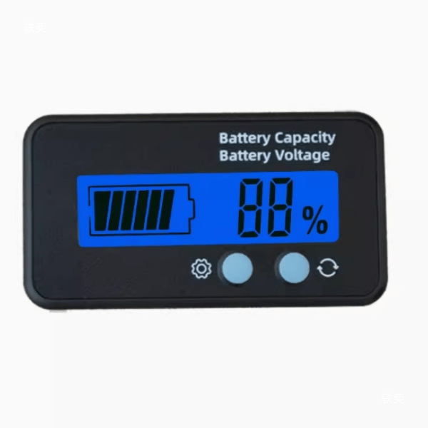 Voltmeter electric meter lead-acid battery electric vehicle ternary lithium battery 6-73V100V liquid crystal display