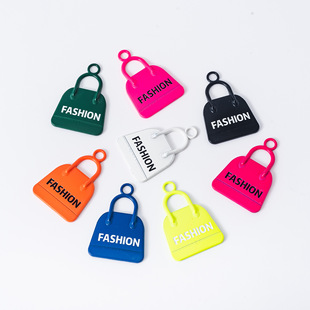 Direct selling trendy color metal bag accessories DIY clothing clothing bags tag decoration brand pendant customization