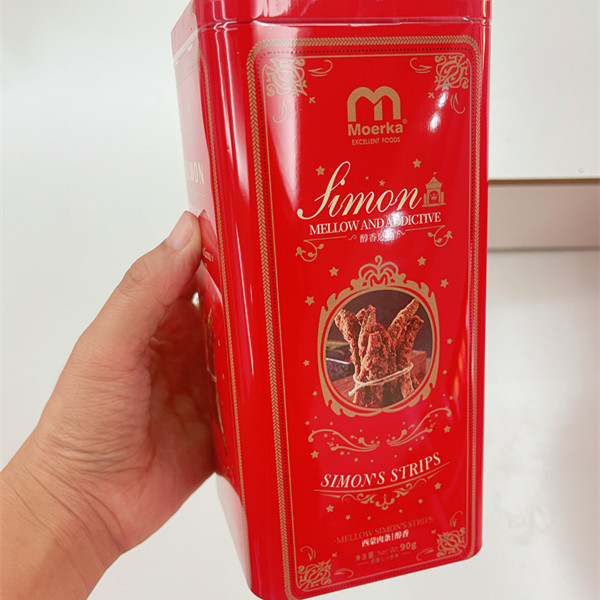 香港奇美行西蒙肉条90g红色铁罐装 肉干礼盒搭配礼盒组合伴手礼