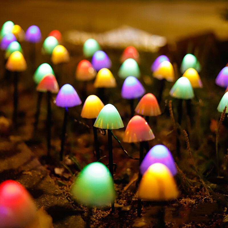 Led Solar Mushroom Ground Lights for Courtyard Outdoor Festival Atmosphere Lighting Garden Lawn Decoration Landscape Lights Led Solar Mushroom Ground Lights for Courtyard Outdoor Festival Atmosphere Lighting Garden Lawn Decoration Landscape Lights