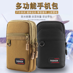新型防水オックスフォード布ウエストバッグベルト携帯電話バッグ屋外ランニング登山ボタン小銭入れメーカー卸売り