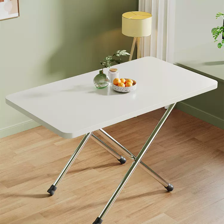 折叠桌子家用吃饭餐桌厨房小户型饭桌长方形便携式摆摊小便携折叠