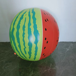 充气喷水玩具西瓜球48寸洒水球戏水玩具球绿色西瓜喷水球