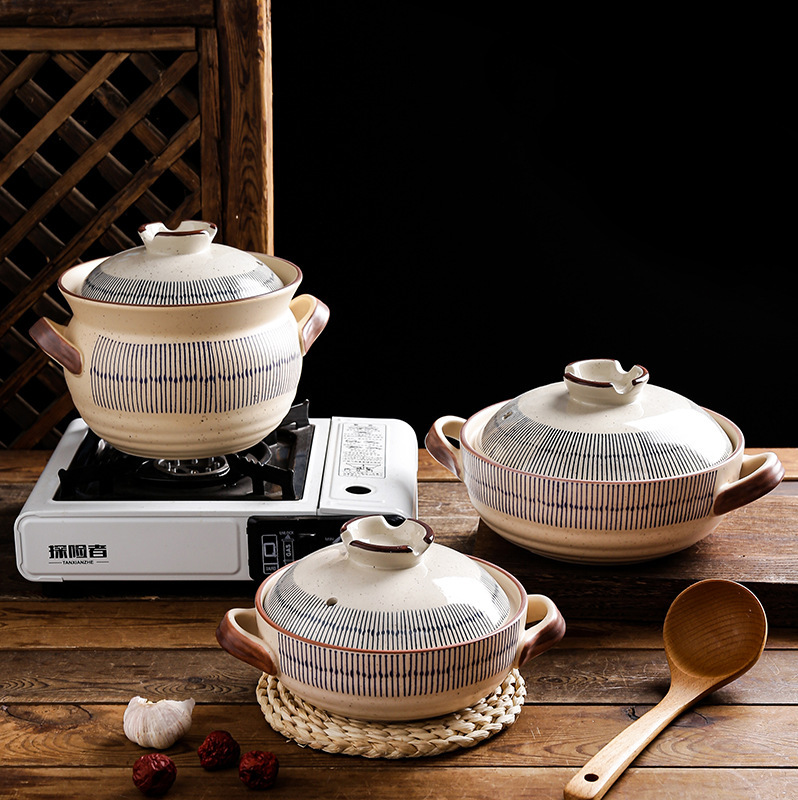 Blue Rain Retro Casserole Underglaze Color Soup Stew Pot Casserole Gas High Temperature Resistant Gas Stove Ceramic Casserole Soup Pot Blue Rain Retro Casserole Underglaze Color Soup Stew Pot Casserole Gas High Temperature Resistant Gas Stove Ceramic Casserole Soup Pot
