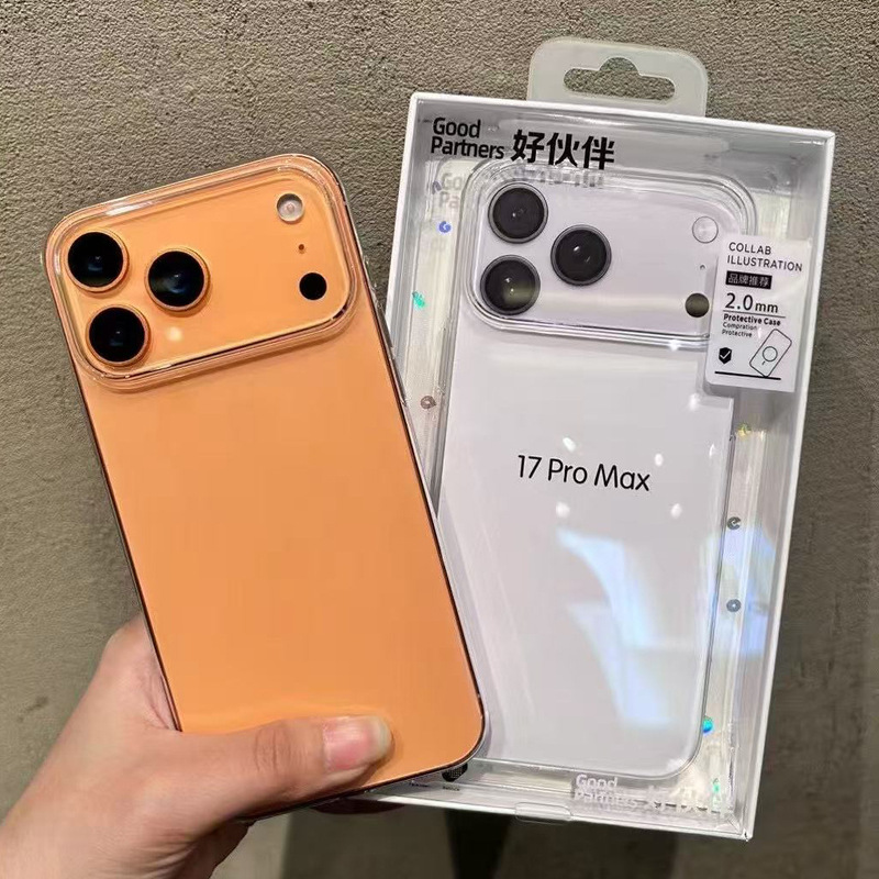 Pc Transparent Hard Case Suitable for Apple 17 Pro Max Iphone16 14Promax Mobile Phone Case