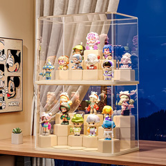 ブラインドボックス展示棚収納透明防塵アクリルフィギュア玩具積み木展示棚バブルマット展示箱