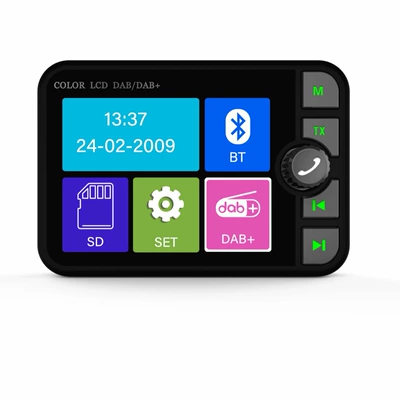 Cross-border new hot selling picture display color screen car DAB radio digital radio, car Bluetooth MP3 (Other Car Video)