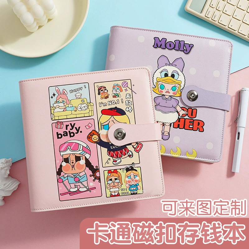 2025 новый интернет-бестселлер: книга для экономии денег с мультяшным дизайном, книга для накопления 100 юаней, большая вместимость для хранения наличных