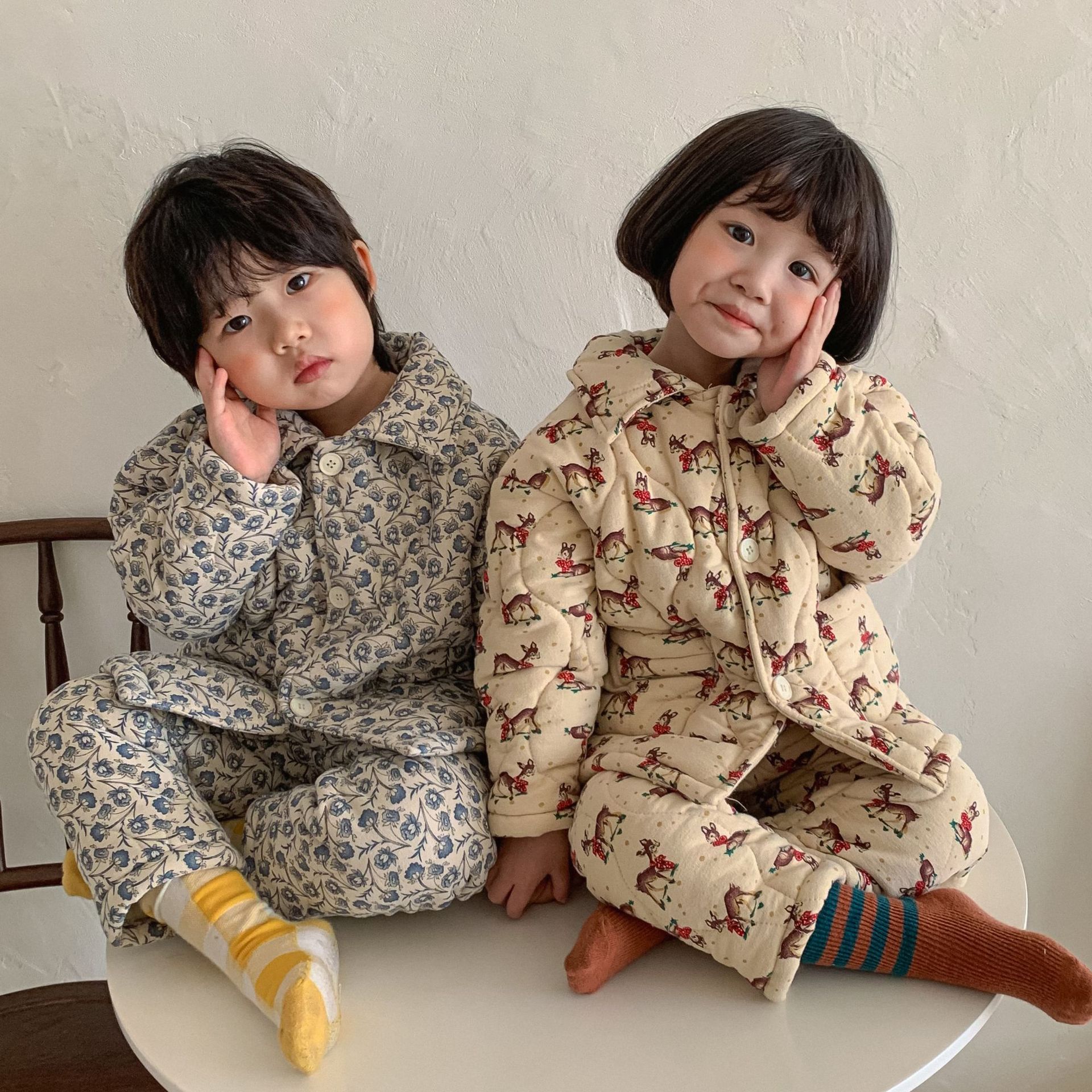 Children's demi-season cotton pijama