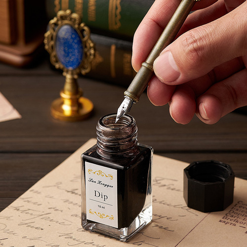 Birthday Gift Fountain Pen Ballpoint Pen Gift Box Wax Seal Stamp Set Niche Graduation Gift Business Gift Souvenir