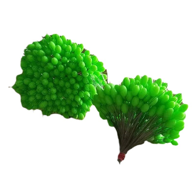 Big Bean Top Bean Olive Space Bean Giant Bean Blocking Bean Fluorescent Green A 300-grain Locking Bean Silicone Does Not Harm the Line