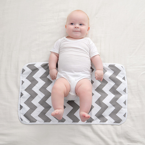 Baby bed pee and toilet pad waterproof and washable baby diaper children's full polyester moisture barrier pad for children to go out and carry