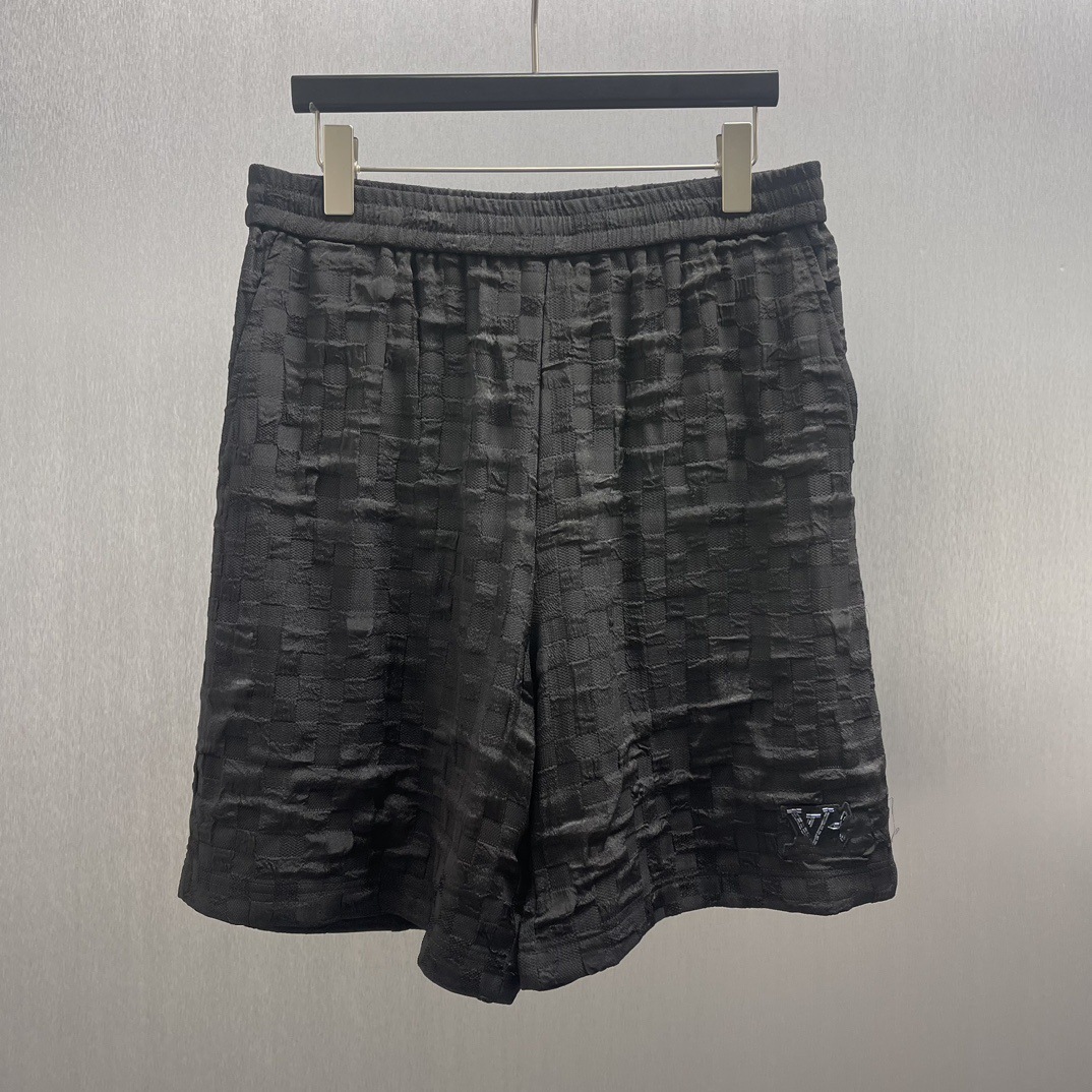 High Version Cross Border Donkey Home 25 Spring New Jacquard Plain Simple Texture Holiday Men's and Women's Shorts Sports Shorts