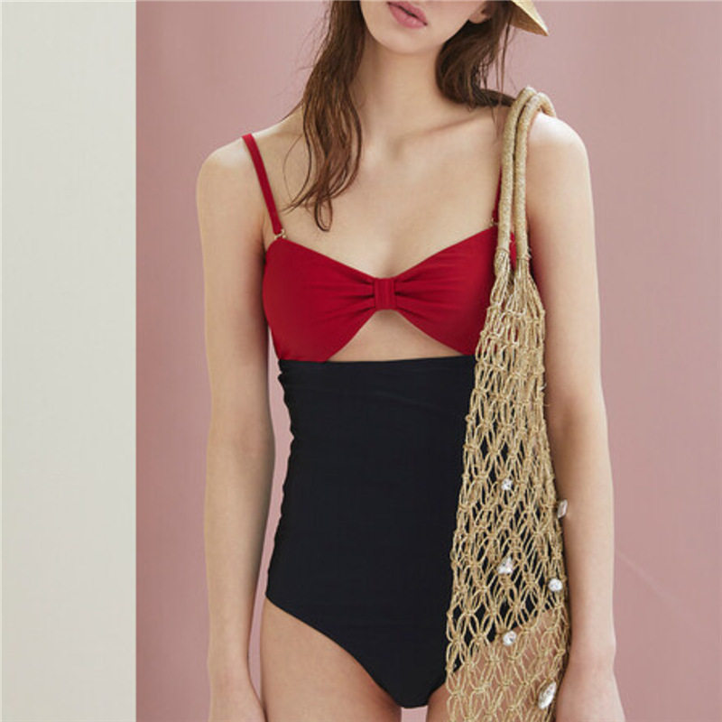 泳衣女小胸聚拢性感高腰比基尼韩国ins泡温泉游泳衣跨境外贸批发