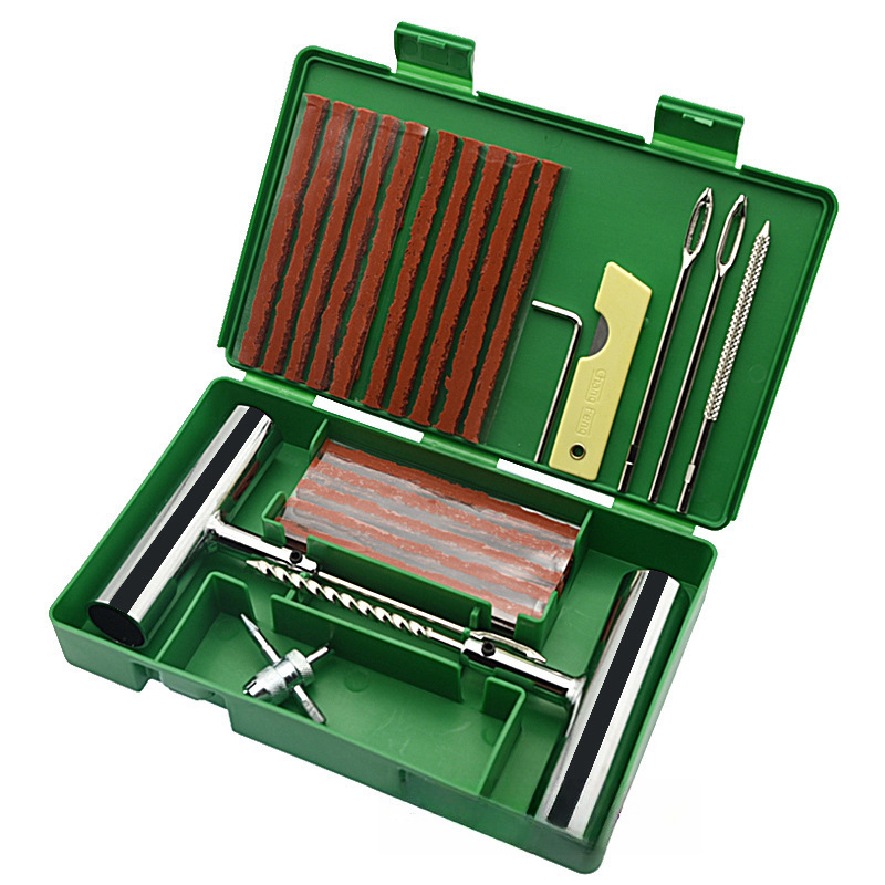 Handle, 59pcs Emergency – Ke Lai Ao Repair kit - green-box-33pc-tire-repair-tool