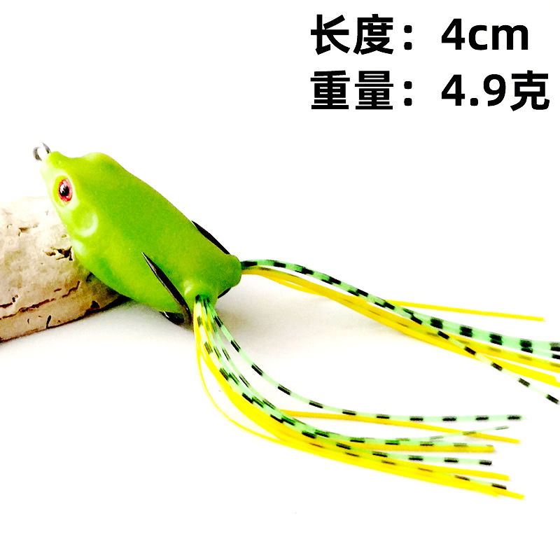 Clásico trueno trueno luya cebo biónico conjunto de rana pescado negro matanza de larga distancia golpear cebo negro falso agua flotante