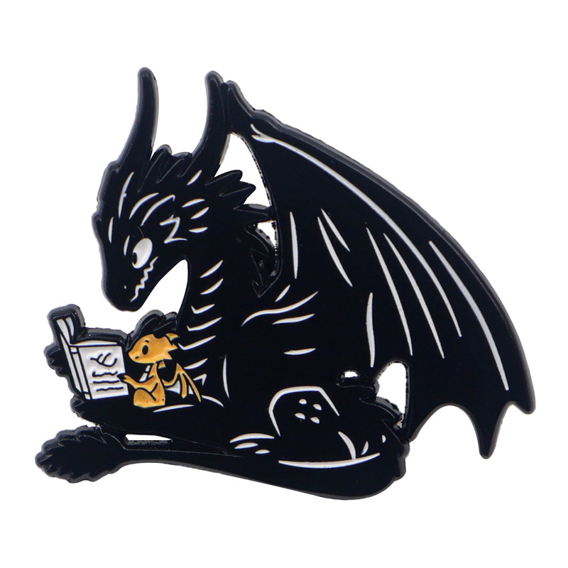 ドラゴンカートゥーンアニメーションブローチバッジ衣類バックパックジュエリーアクセサリーピン合金バッジクロスボーダー在庫あり|undefined