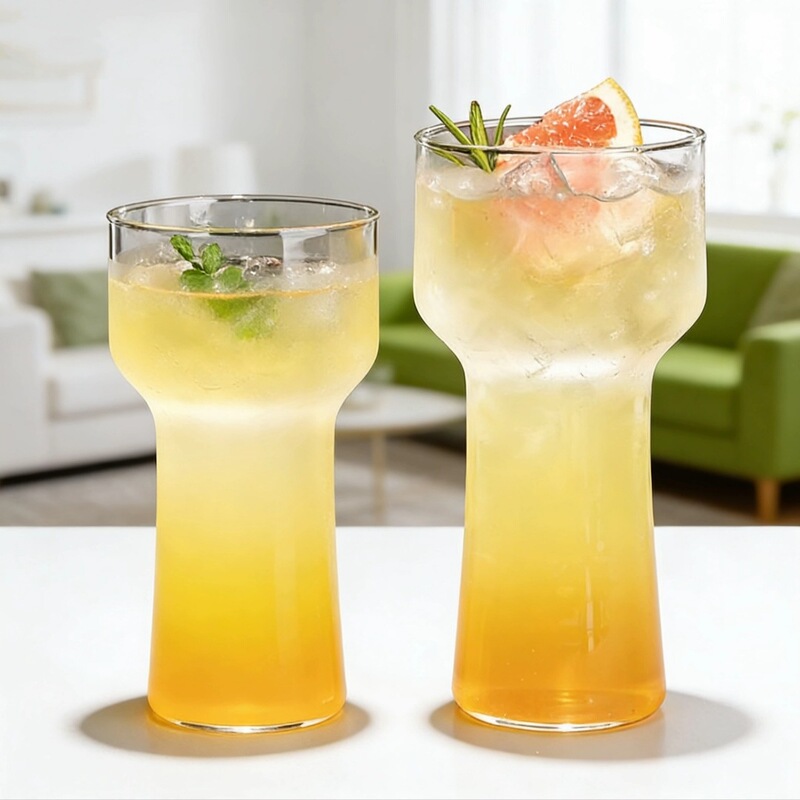 High-Appearance Instagram Juice Cup, Trendy Premium Torch Cup, Simple Restaurant Beverage Transparent Cold Drink Glass Cup High-Appearance Instagram Juice Cup, Trendy Premium Torch Cup, Simple Restaurant Beverage Transparent Cold Drink Glass Cup