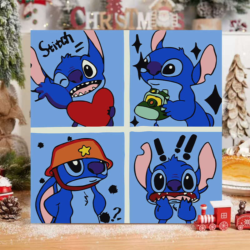 Disney DIY serie de animación de pintura al óleo digital Pokémon niños simple relleno de pintura al óleo fábrica al por mayor