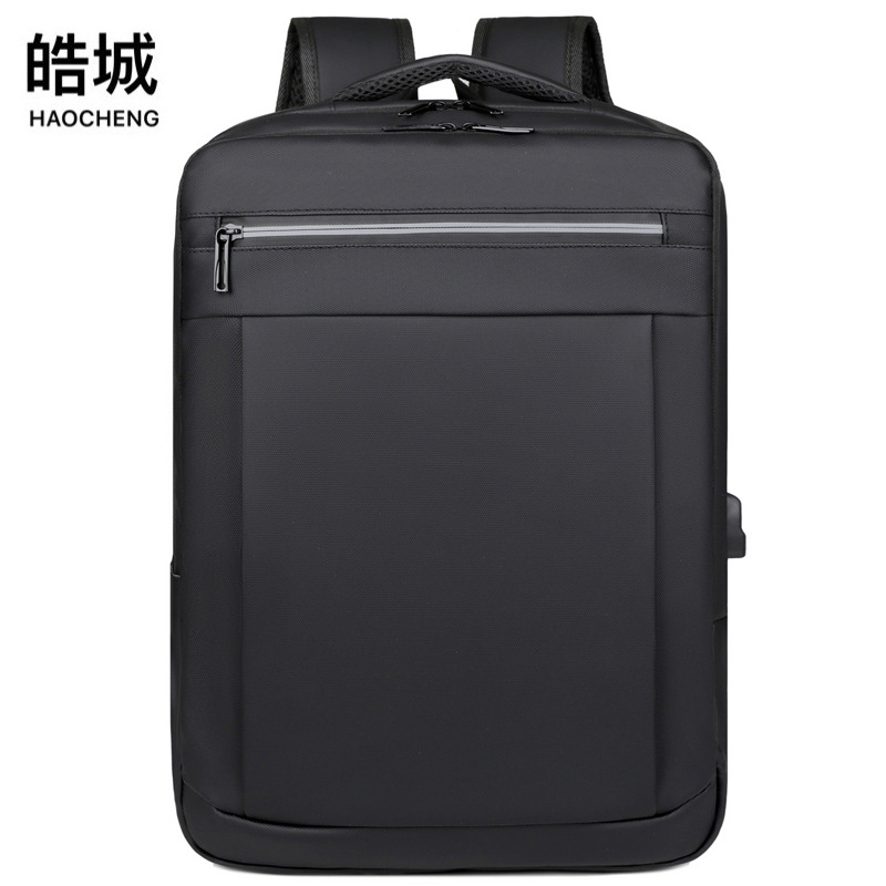 Transfronterizo 2024 nueva mochila de negocios de carga USB para hombres, reducción de carga de gran capacidad, mochila para computadora de viaje