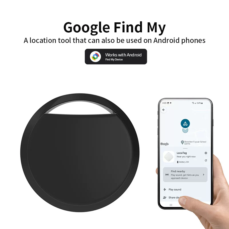 Устройство-поисковик для Google, используемое источником производителя, антипотеряющее устройство Google Android iTag, принадлежности для питомцев