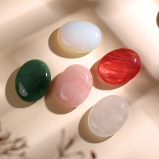 ��Ȼ�׷�ˮ��ԭʯ�E�A����ʯ45X35���ʯ���� Ĵָ��Ħʯ�b[��