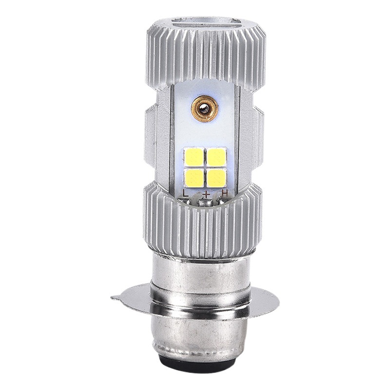 Manufacturer Wholesale Motorcycle Built-In Led Headlights Electric Vehicle Headlight Cannon P15D High Brightness Far and Near Integrated 9-80V